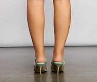 Such A Trendsetter Stiletto Mules