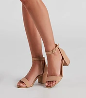 Chic Basic Wide-Fit Block Heels