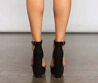 Chic And Glam Platform Wedges