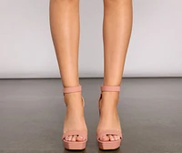 Stylish Stunner Platform Block Heels