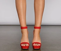 Stylish Stunner Platform Block Heels
