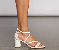 Stay Stylish Square Toe Block Heels
