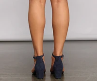 Basic And Chic Low Block Heels