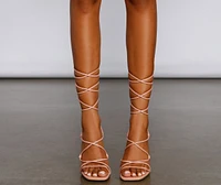 Level Up Lace Block Heels