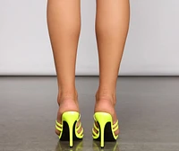 Stepping Out Strappy Mules