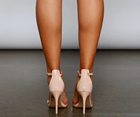 Wild Life Chain Strap Stiletto Heels