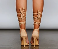 Strut It Lace-Up Stiletto Heels