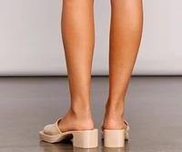 '90s Babe Jelly Square Toe Mule