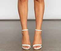 Simple And Chic Strappy Stiletto Heels