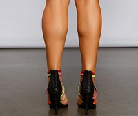 Fierce And Stunning Snake Stiletto Heels