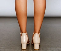 Glam Nights Rhinestone Block Heels
