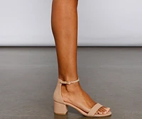 Get It Girl Classic Short Block Heels