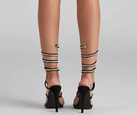 Encircled Glam Rhinestone Stilettos