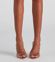 Crystal Clear PVC Stiletto Heels