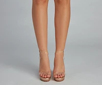 Glam Girl Gone Edgy Lug Sole Block Heels