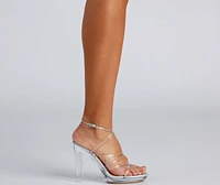 Dreamy Vibes Platform Block Heels