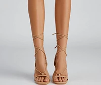 Wrapped Chic Block Heels