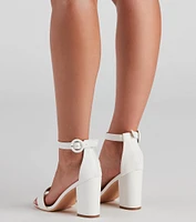 Classic Staple Wide-Fit Block Heels