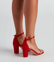 Night Out Glam Block Heels
