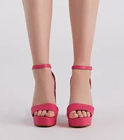 All Dressed Up Platform Heels