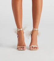 Glam Girl Vibes Satin Stiletto Heels