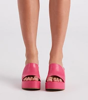 Fabulous Vibes Platform Mules