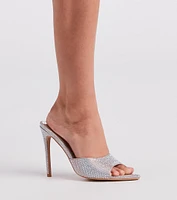 Enchant Rhinestone Stiletto Mules