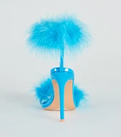 Simply Irresistible Marabou Stiletto Heels
