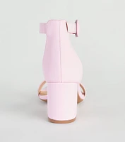 Stay Chic Low-Block Heels