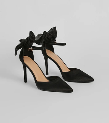 Chic Attitude Bow-Detail Stiletto Pumps