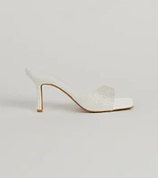 Chic First Impression Studded Stiletto Mules