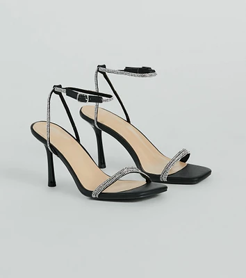Strut Fabulous Rhinestone Stiletto Heels