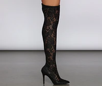 Over The Knee Lace Boots