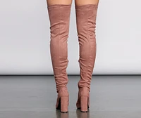Thigh High Point Toe Boot