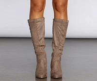 Set Me Up Suede Boots
