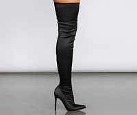 Get The Groove Thigh High Stiletto Boots