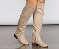 Much More Over The Knee Flat Boots