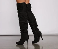 Essential Over the Knee Stiletto Heel Boots