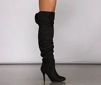 Essential Over the Knee Stiletto Heel Boots