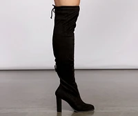 Trend Alert Over the Knee Faux Suede Boots