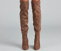 Classic Chic Faux Suede Boots