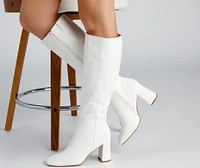 Walk It Out Style Faux Leather Boots