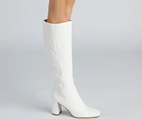 Walk It Out Style Faux Leather Boots