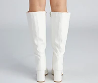 Walk It Out Style Faux Leather Boots