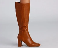 Walk It Out Style Faux Leather Boots