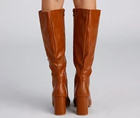 Walk It Out Style Faux Leather Boots