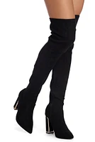 Ready To Slay Faux Suede Boots