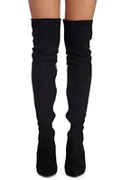 Ready To Slay Faux Suede Boots