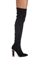 Ready To Slay Faux Suede Boots