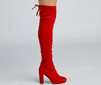 Sultry Luxe Over-The-Knee Boots